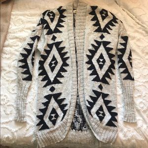 Hollister Tribal Print Cardigan Sz. S